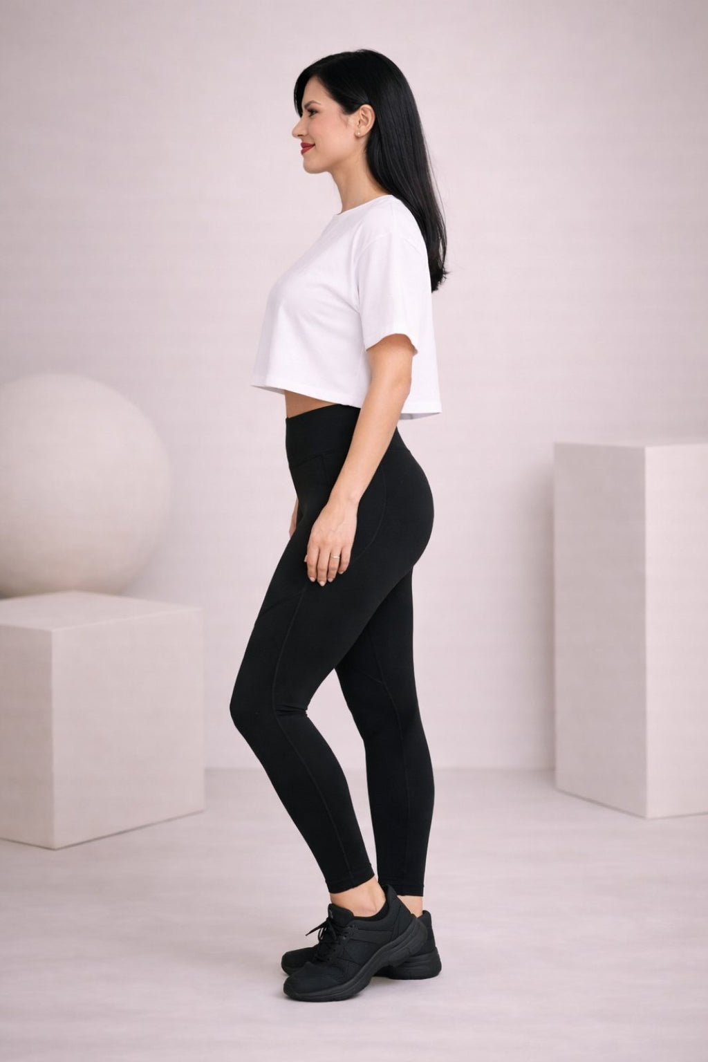 MAVEEN Air Crop White