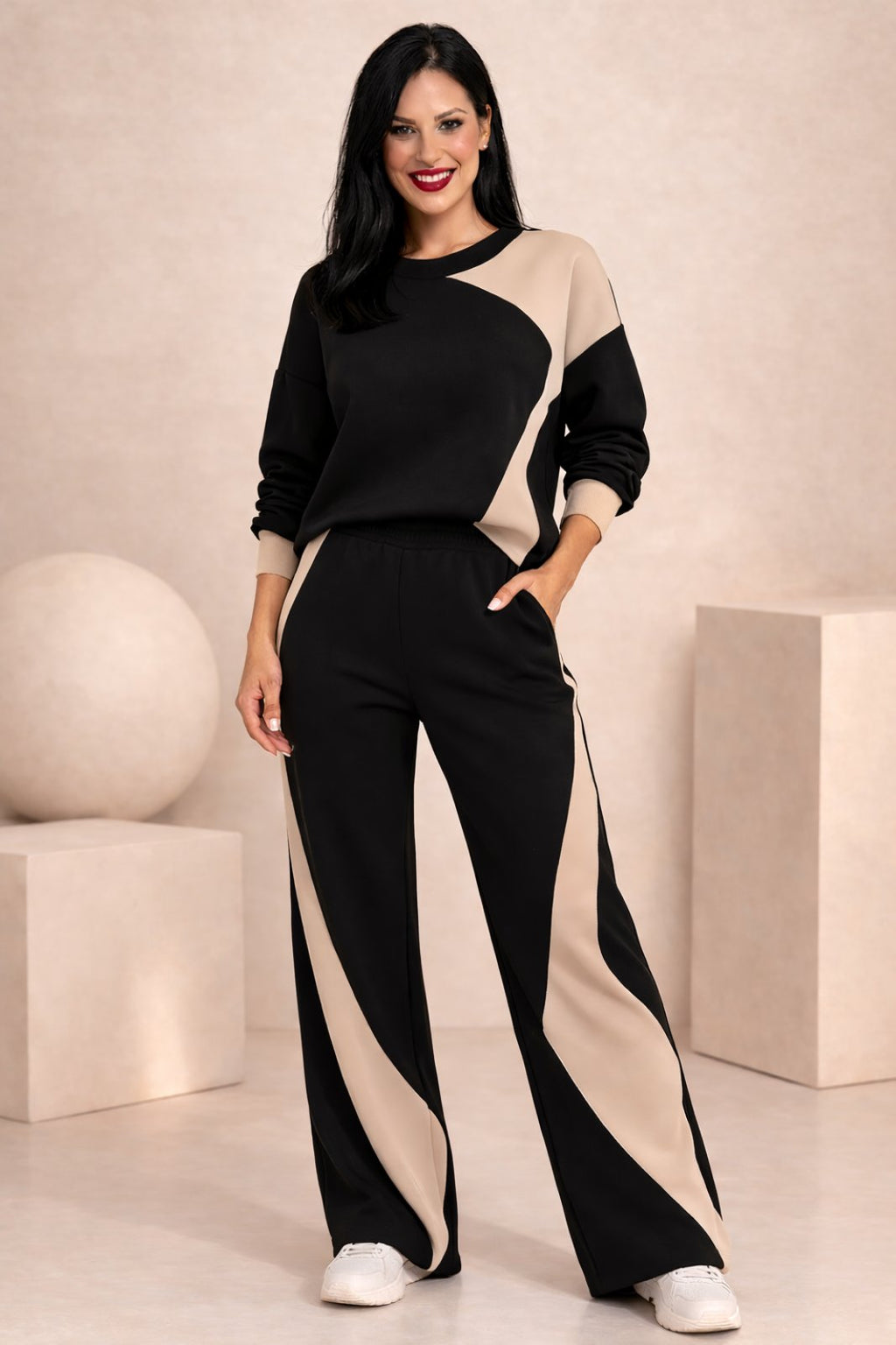 MAVEEN Curve Set – Black & Beige