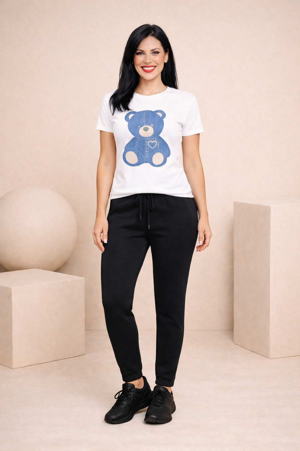MAVEEN Denim Teddy T-Shirt