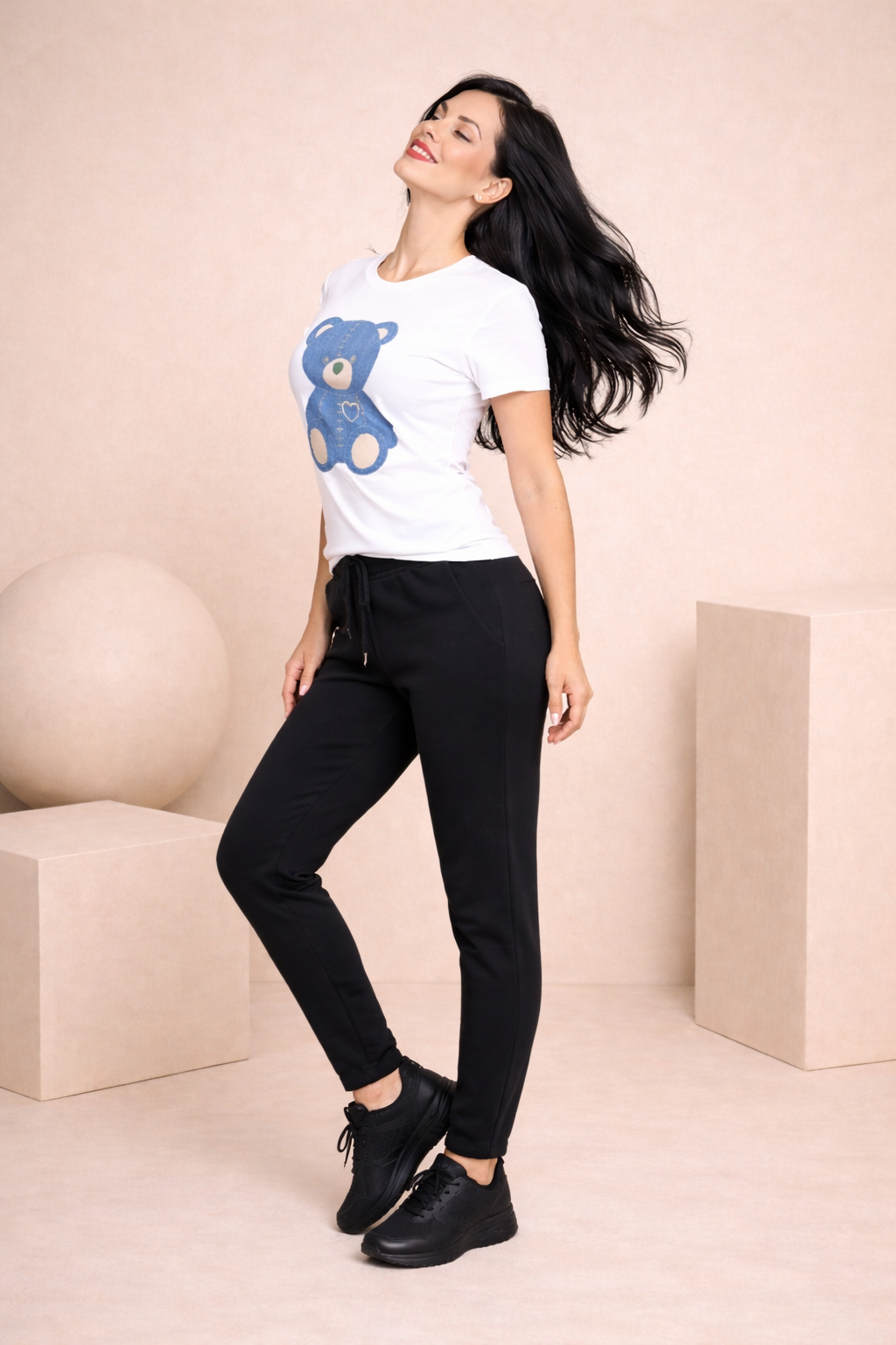 MAVEEN Denim Teddy T-Shirt